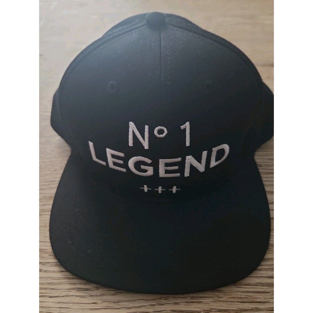 Pink Dolphin No. 1 Legend Hat Embroidered Snap Back Black Unisex Hat NWOT